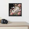 Diamond Painting-DIY Crystal Rhinestone Lotus Swan(40x40cm)