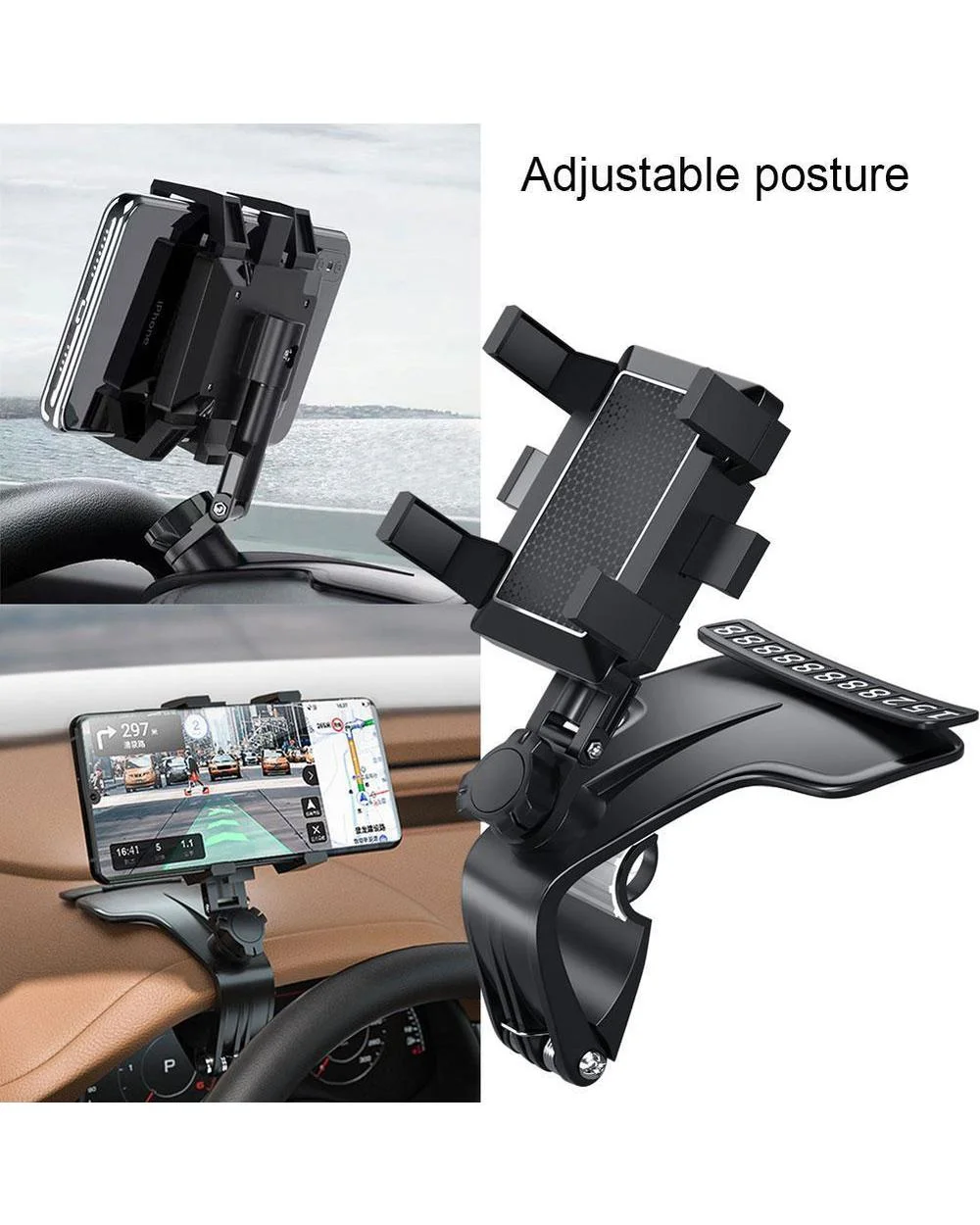 1200 Degree Rotation Universal Car Dashboard Phone Holder | IFYHOME