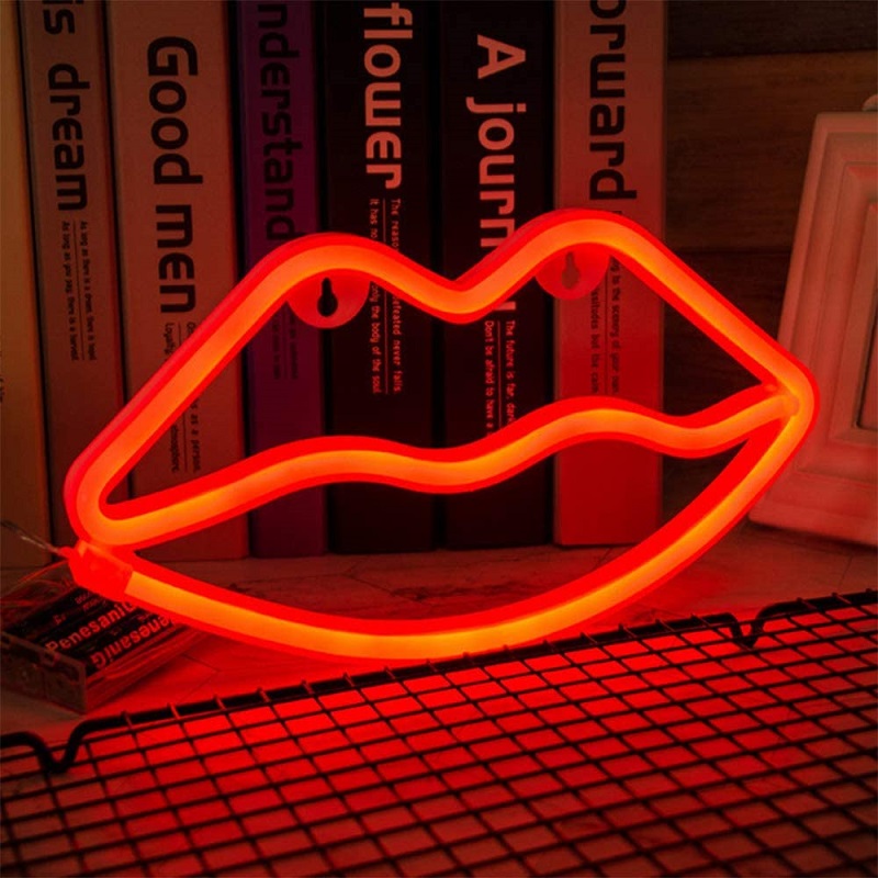 

LED Neon Lips Bar-Neon Night Light, 501 Original