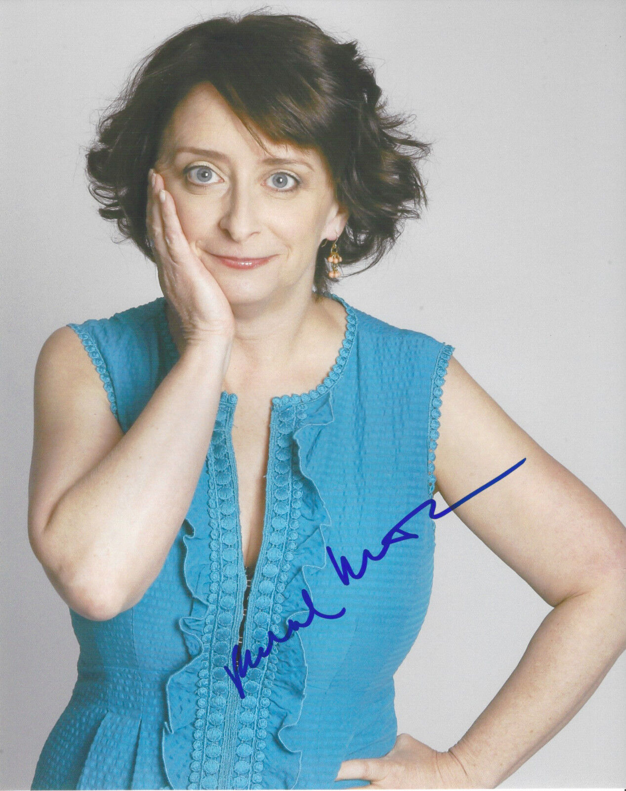 ACTRESS RACHEL DRATCH SIGNED AUTHENTIC 'SATURDAY NIGHT LIVE' 8X10 Photo Poster painting COA SNL