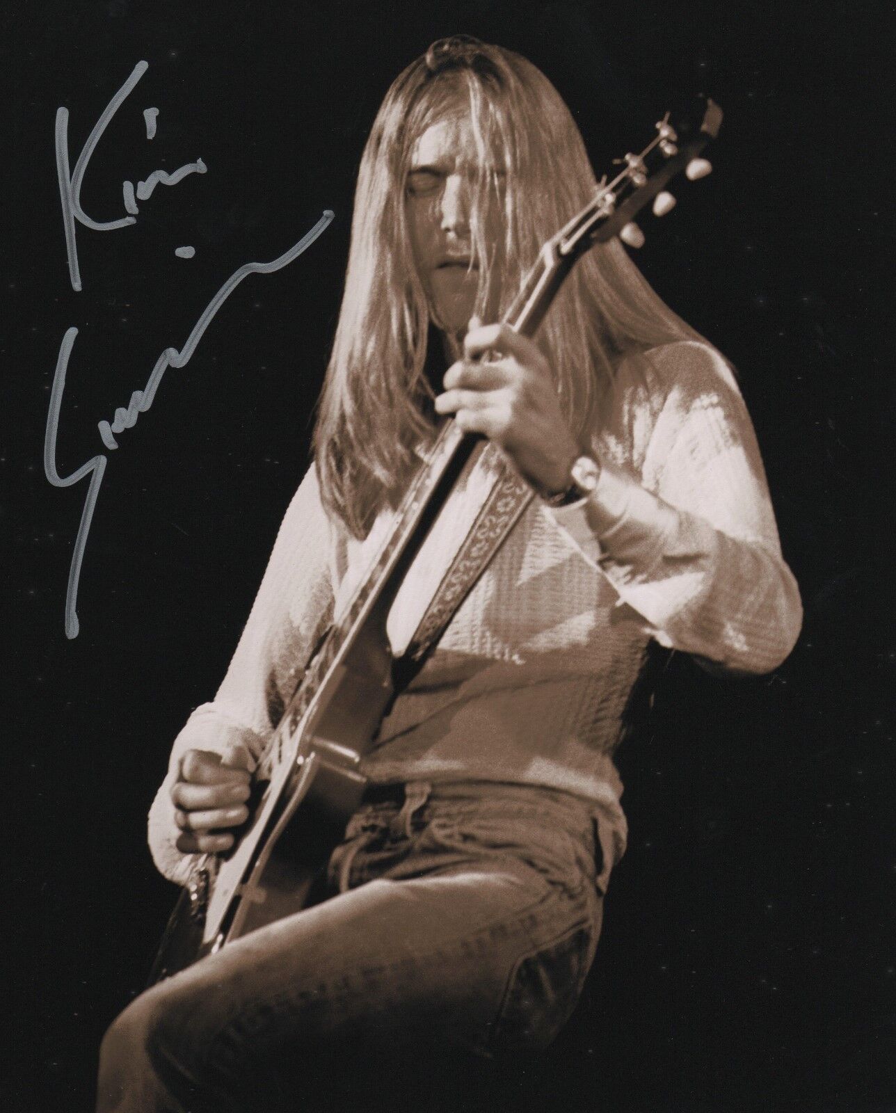 Kim Simmonds guitarist REAL hand SIGNED Photo Poster painting #3 COA Savoy Brown