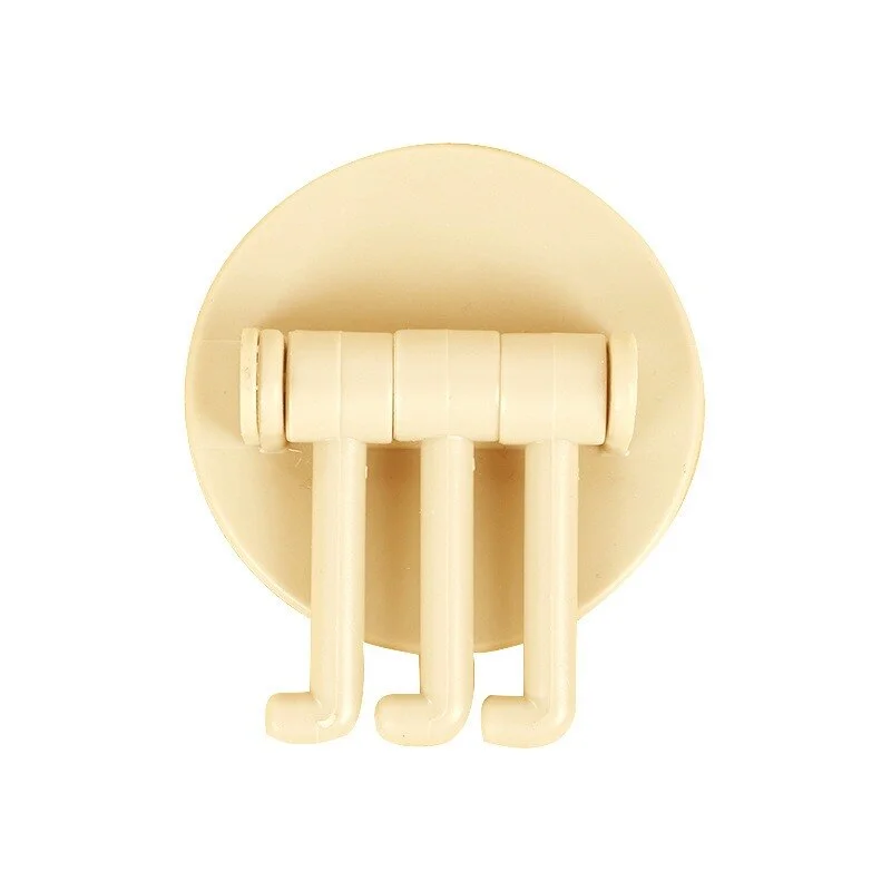 Key Holder Wall Row Hook Multi-Functional Strong Perforation-Free Bathroom Wall Hook Door Hat Hanger Home Decoration Accessories