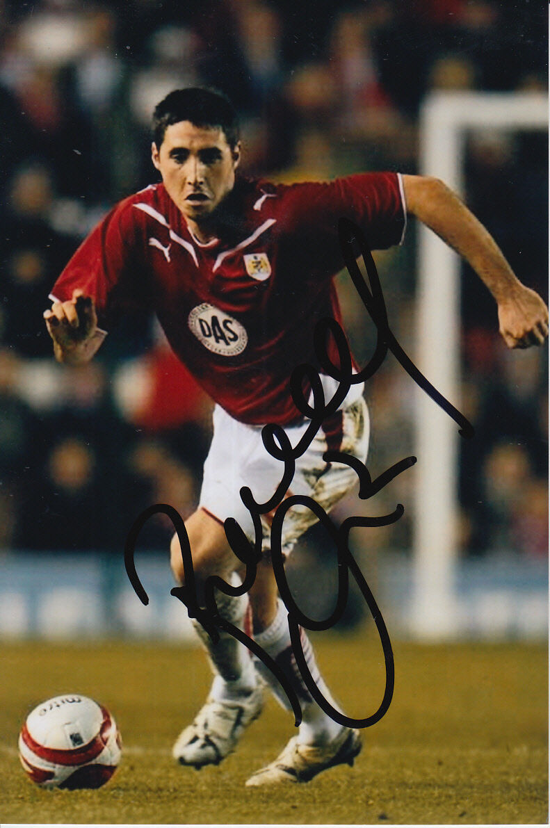 BRISTOL CITY HAND SIGNED BRADLEY ORR 6X4 Photo Poster painting 1.