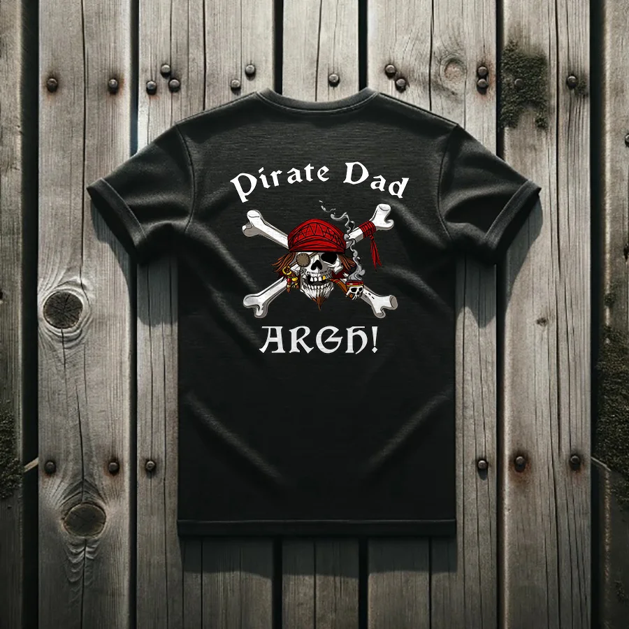 Pirate Dad Printed Men's T-shirt
