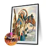 (5 Sizes) Indians Horse -Full Square Diamond Painting