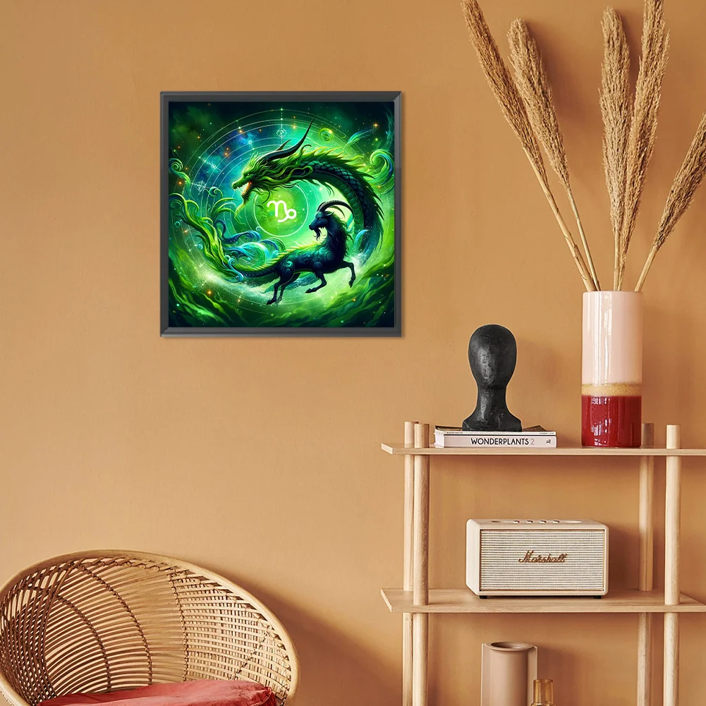 Diamond Painting - Full Round Drill - Capricornus(Canvas|30*30cm)