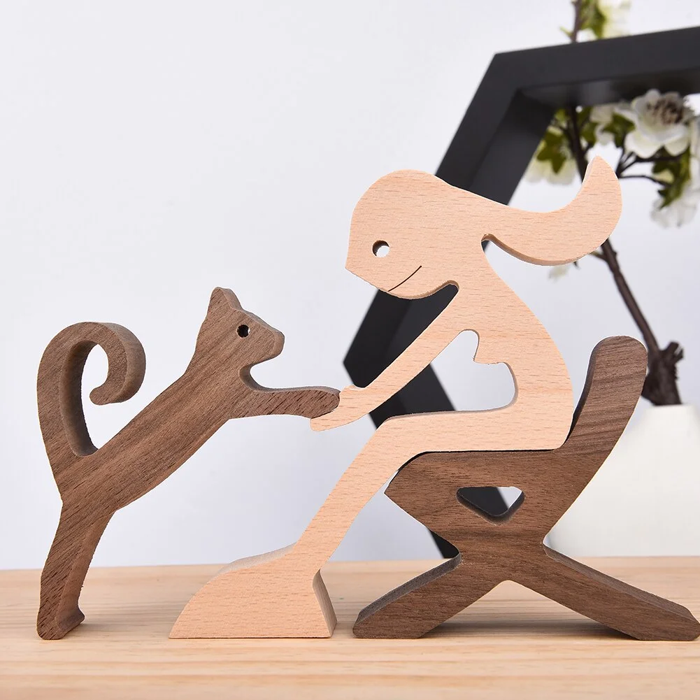 Personalise Dog Home Decor Figurines Handmade Ornaments Home Decoration Miniature Figurines For Bedroom Home Office Shelf Decor