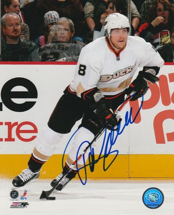 TEEMU SELANNE SIGNED ANAHEIM DUCKS 8x10 Photo Poster painting #2 Autograph