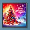 Christmas Tree - Diamond Painting - Partial Special Shaped Drill(Canvas|30*30cm)