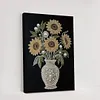 Upgrade Pearl Sunflower Vase DIY Premium 5D Diamond Painting Kit Pearlls painting Sparkling Special Shaped Diamond painting