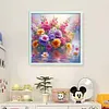 Fantasy Flowers-11CT Stamped Cross Stitch 40*40cm/15.75*15.75in tapestrymarket