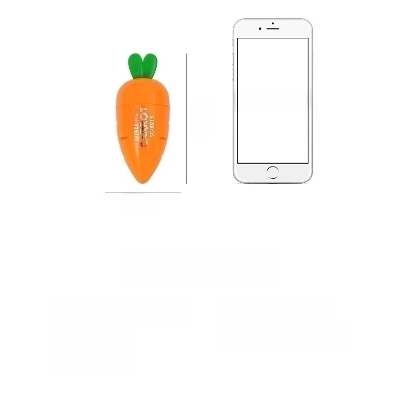 Creative Stationery Cartoon Simple Small Fresh Carrot Pencil Sharpener