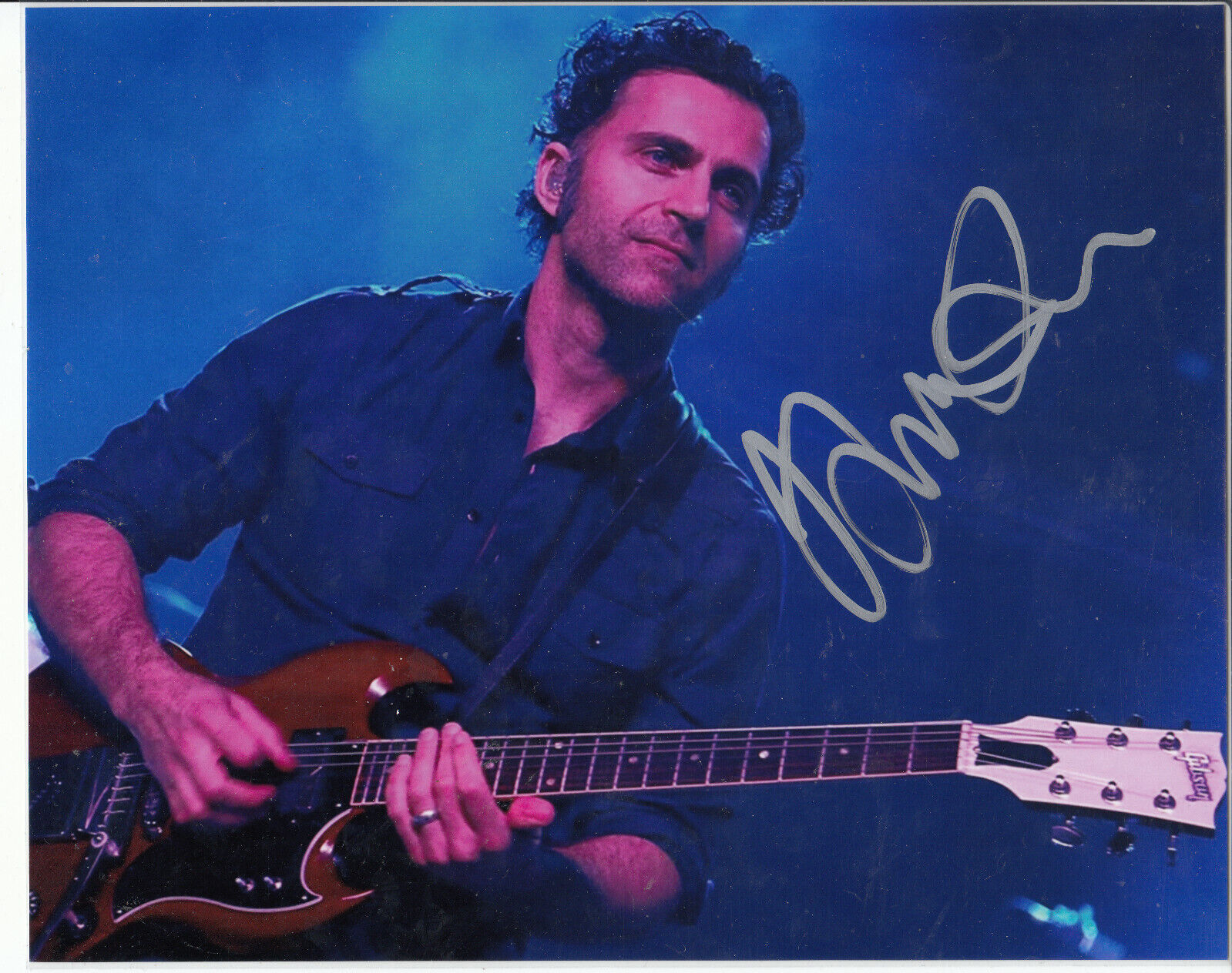 Dweezil Zappa Signed Autograph 8x10