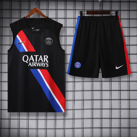 23/24 PSG Paris Saint Germain Vest Training Kit Football Shirt Thai Quality