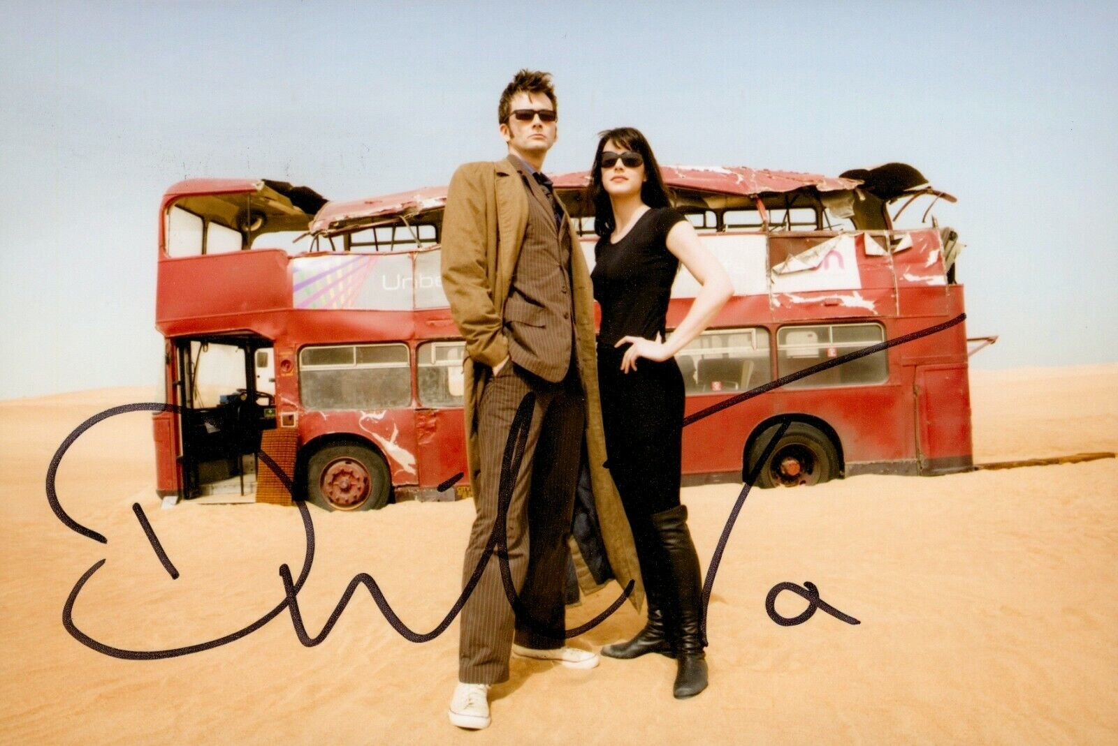 David Tennant Hand Signed 6x4 Photo Poster painting Tenth Doctor Who Broadchurch Autograph + COA