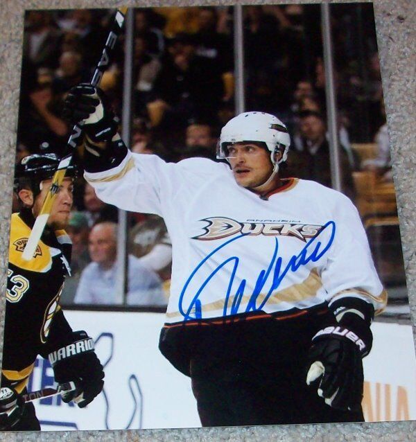 TEEMU SELANNE SIGNED ANAHEIM MIGHTY DUCKS 8x10 Photo Poster painting B w/PROOF