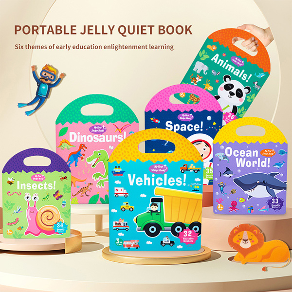 Sank Reusable Sticker Books for Kids