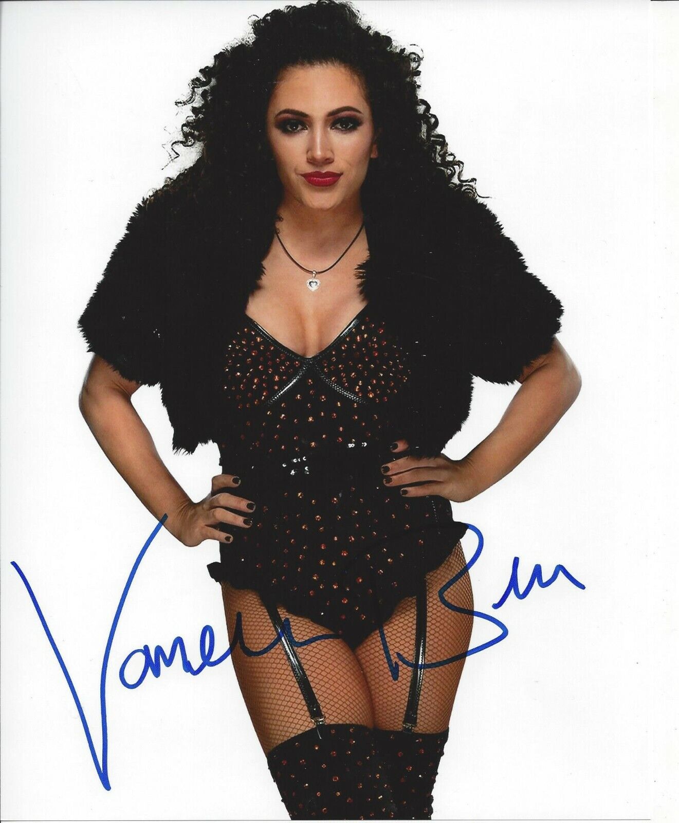 Vanessa Bourne Autographed 8x10 WWE#11