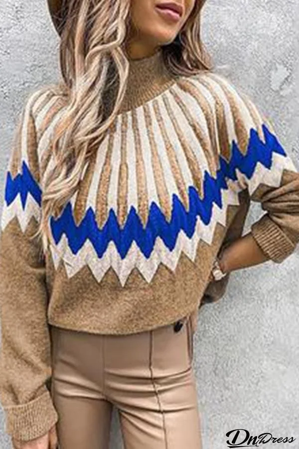 Highneck Long Sleeve Icelandic Sweater