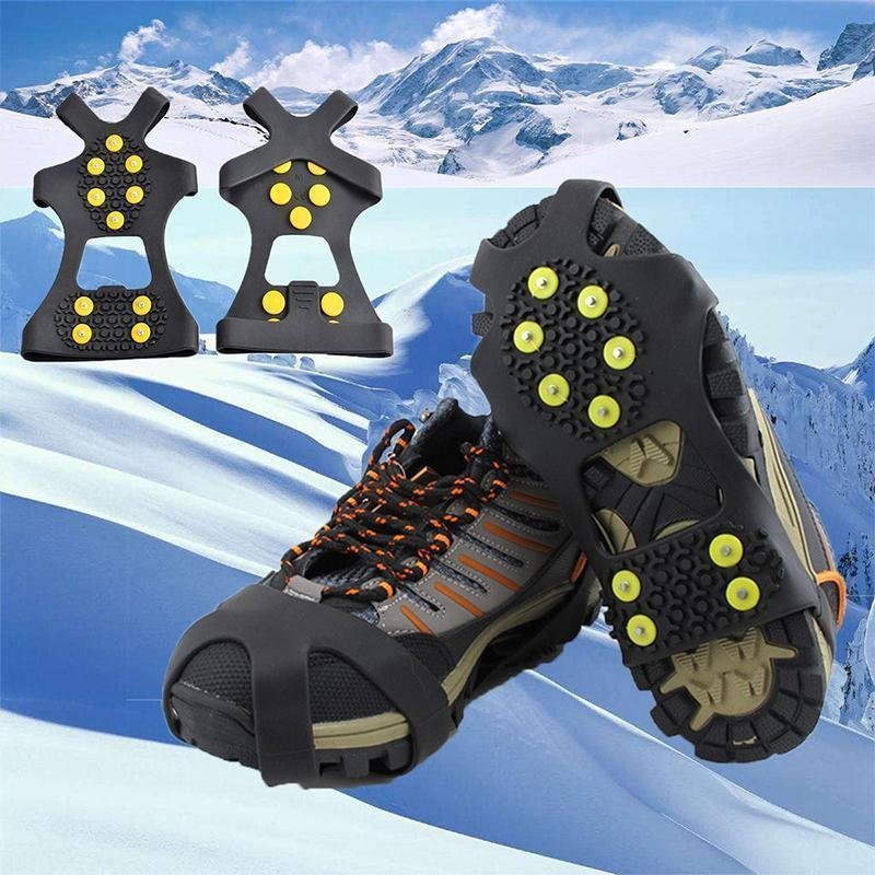 Outdoor Ice Traction & NonSlip Shoe Covers