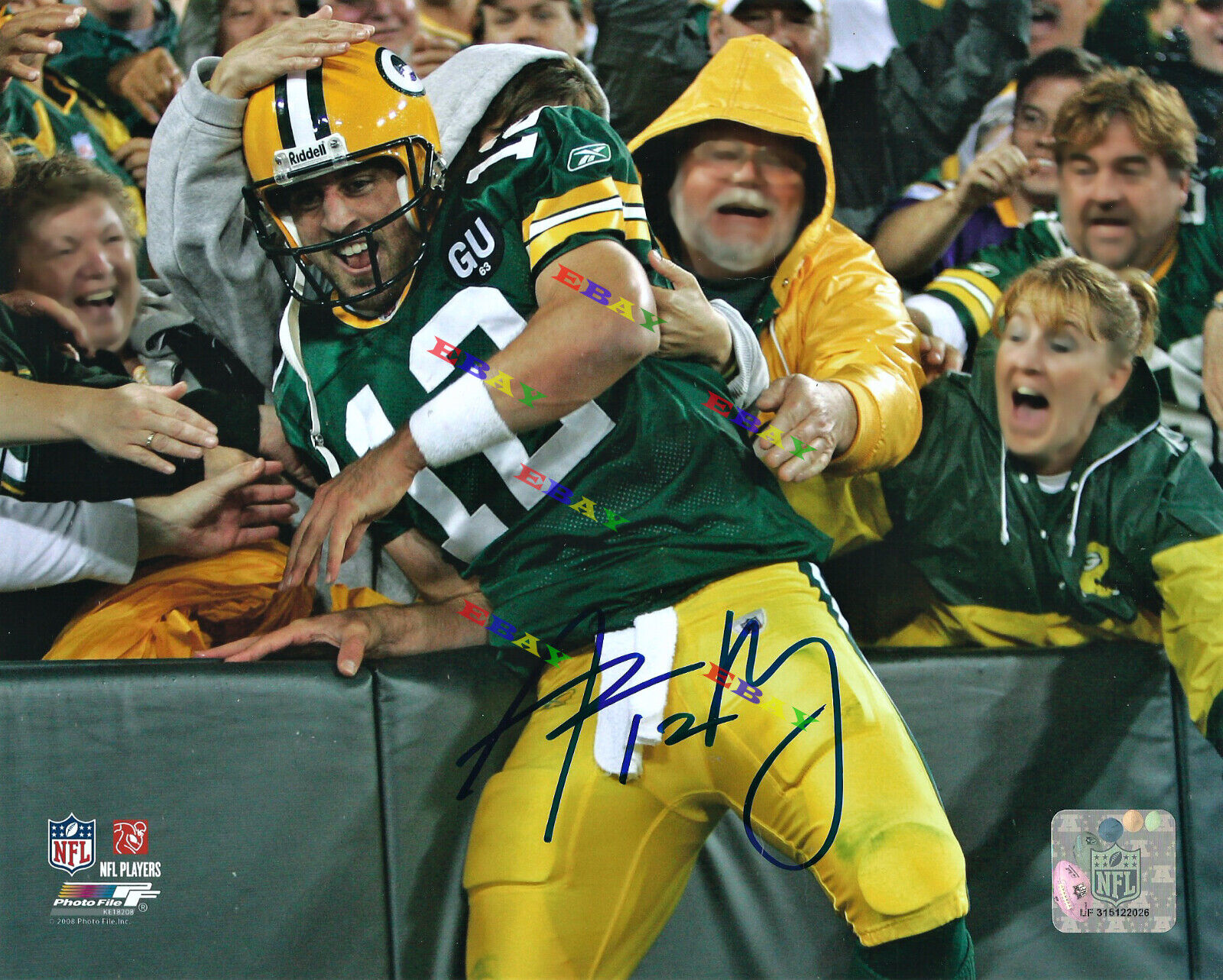 AARON RODGERS Green Bay Packers Signed Autographed 8x10 Photo Poster painting Reprint