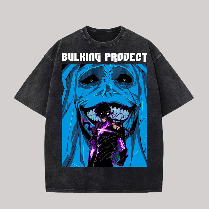 Solo Leveling Printed Unisex Washed T-Shirt