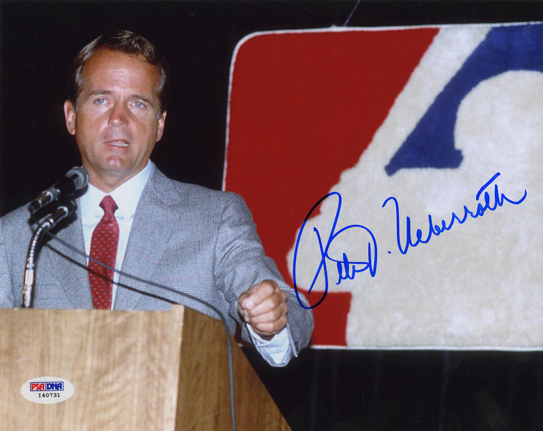 Peter Ueberroth SIGNED 8x10 Photo Poster painting Former MLB Commissioner PSA/DNA AUTOGRAPHED