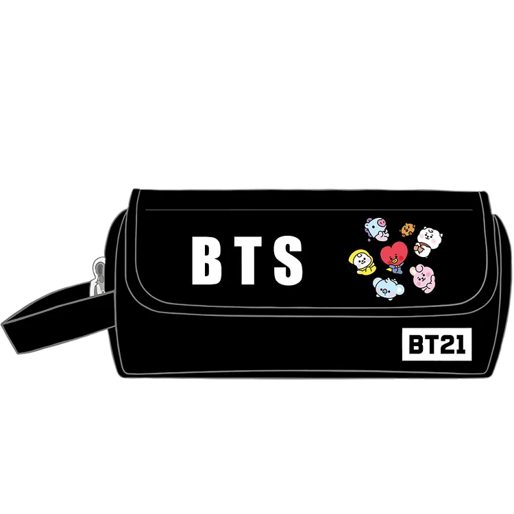 BTS BT21 Baby Black Pencil Case