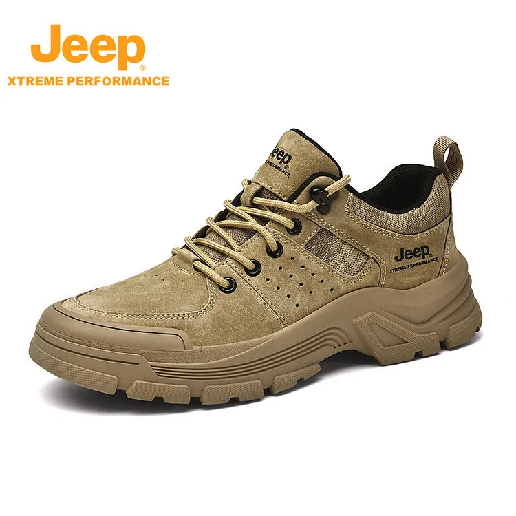 2024 JEEP Genuine Leather Casual British Retro Shoes