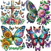 (Multi-Style)Butterfly-Partial Special Shaped Diamond Painting 30*30CM