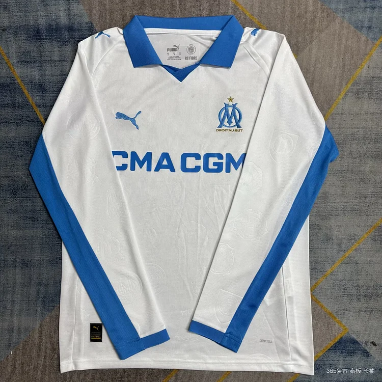 25/26 Marseille Home Long Sleeve Fan Edition