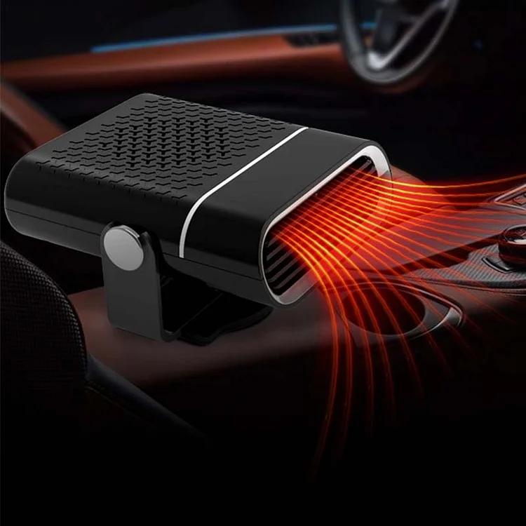 2-in-1 Portable Car Heater with 360° Rotation