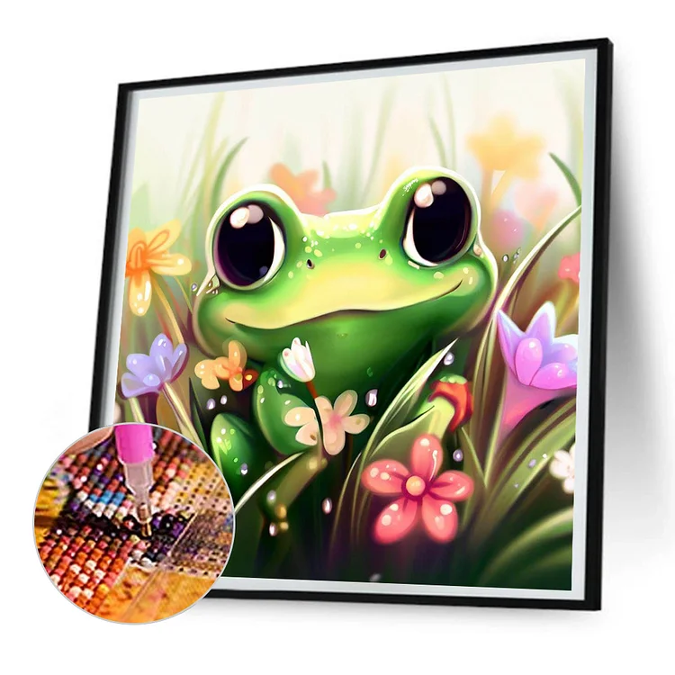 Frog - Full Round - Diamond Painting(30*30cm)