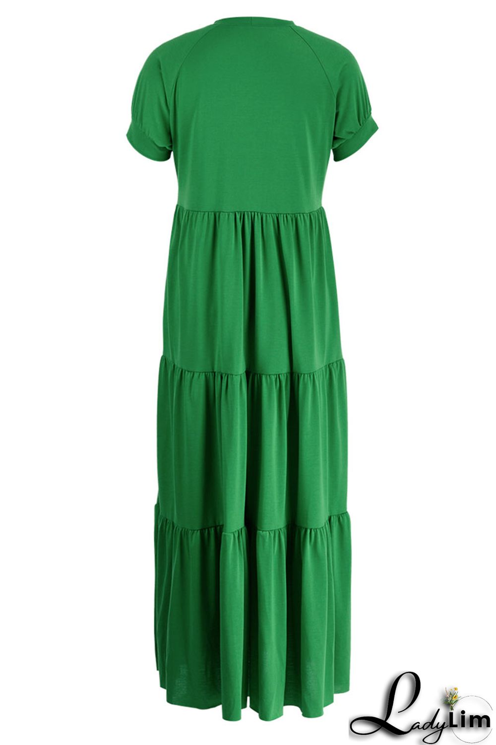 Black Casual Solid Patchwork Fold O Neck A Line Dresses