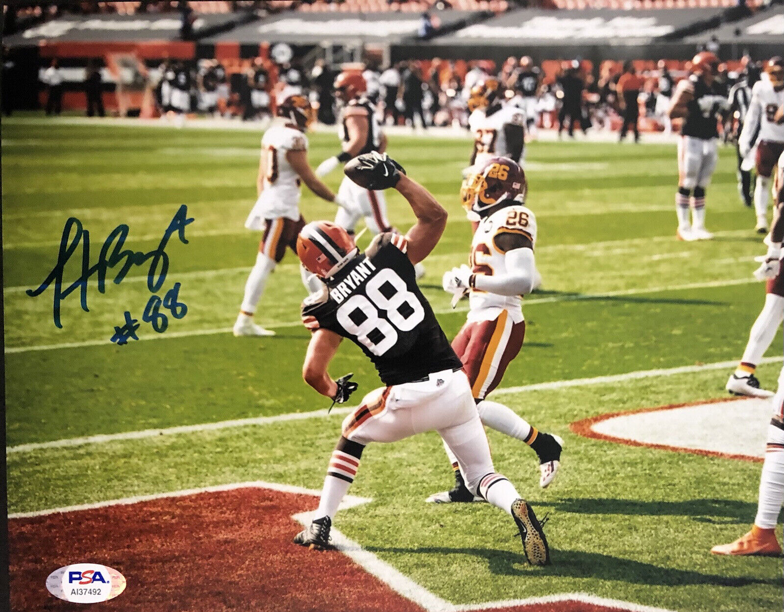 Harrison Bryant Signed Autographed Cleveland Browns 8x10 Photo Poster painting Psa/Dna