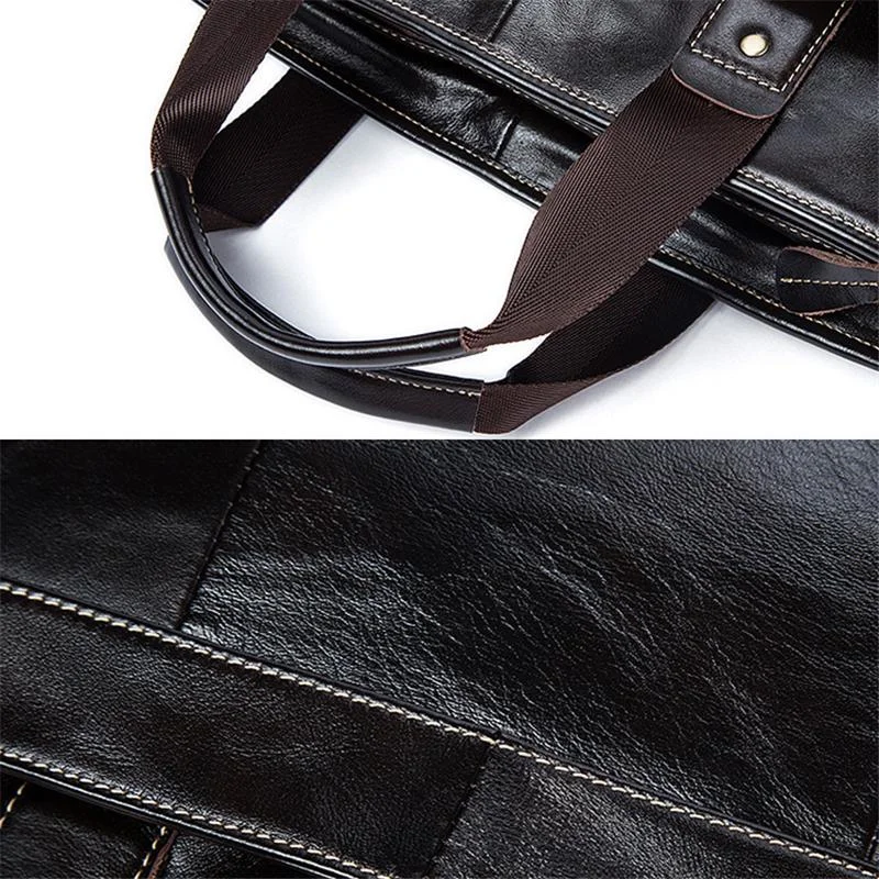 Classic Clean Silhouette Op Grab Handle 14 Inches Padded Compartment Laptop Bag