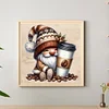 Diamond Painting-DIY Full Round Drill Coffee Gnome