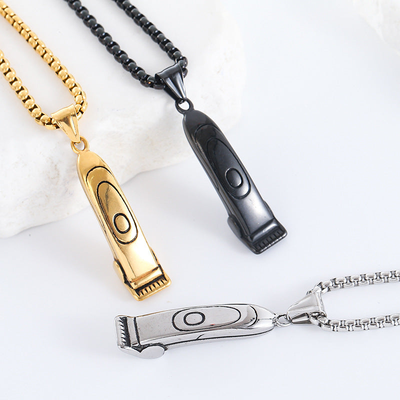 IG Style Stainless Steel Distressing Pendants