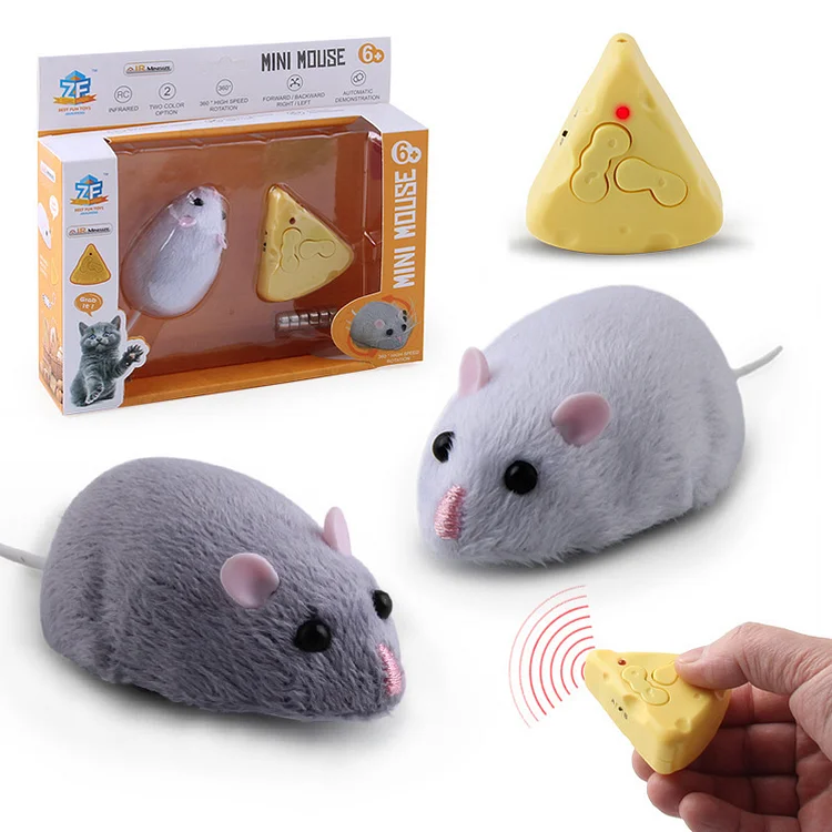 Waltleather Simulation Mouse Remote Control Tease Cat Interactive Toy