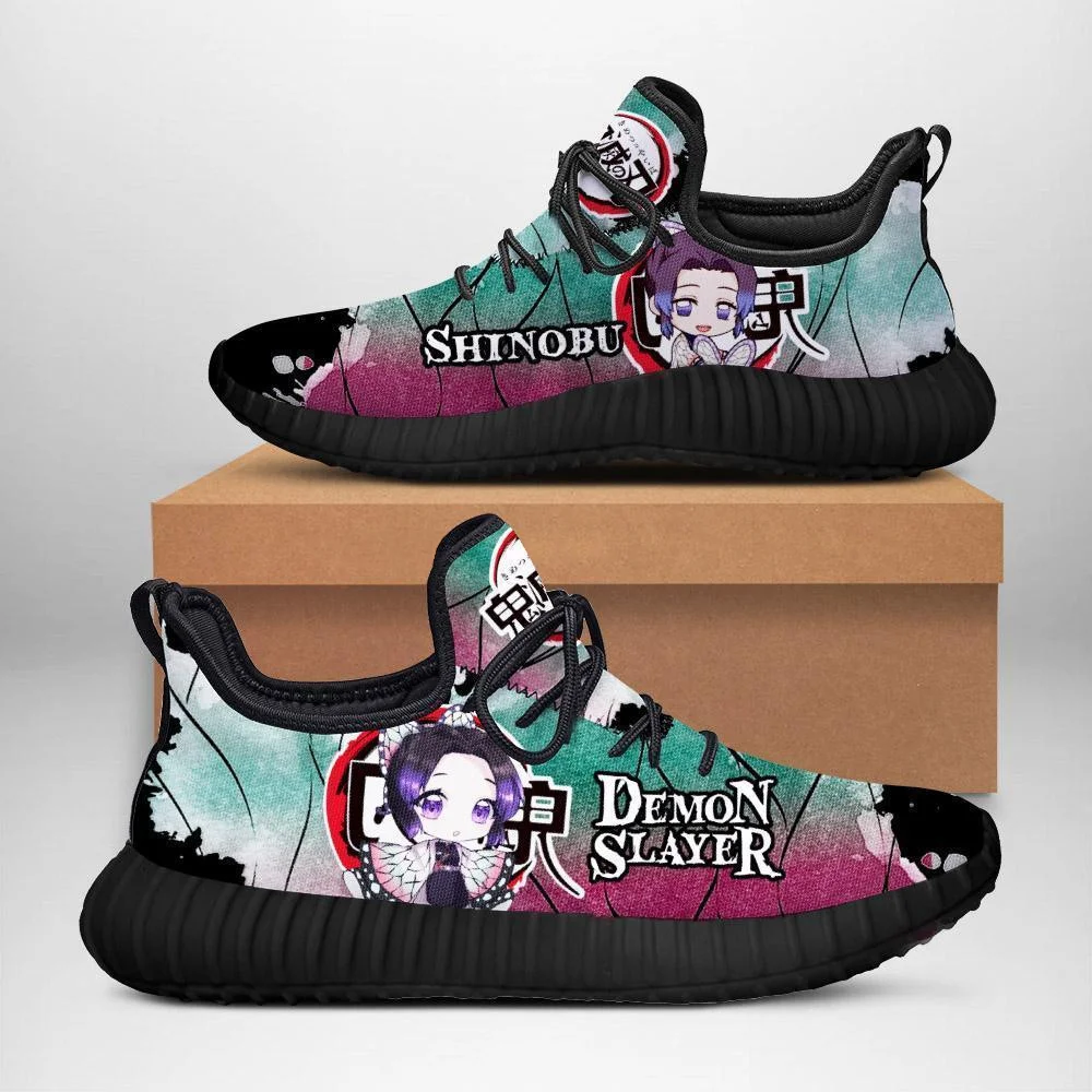 Shinobu Kocho Reze Shoes Demon Slayer Anime Sneakers Fan Gift Idea