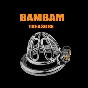 pornhint Pornhint Stainless Steel Locking Cock Cage, Metal Chastity Cage, Anti-Escape, Penis Decoration, Sex Toys Cosplay, Mature