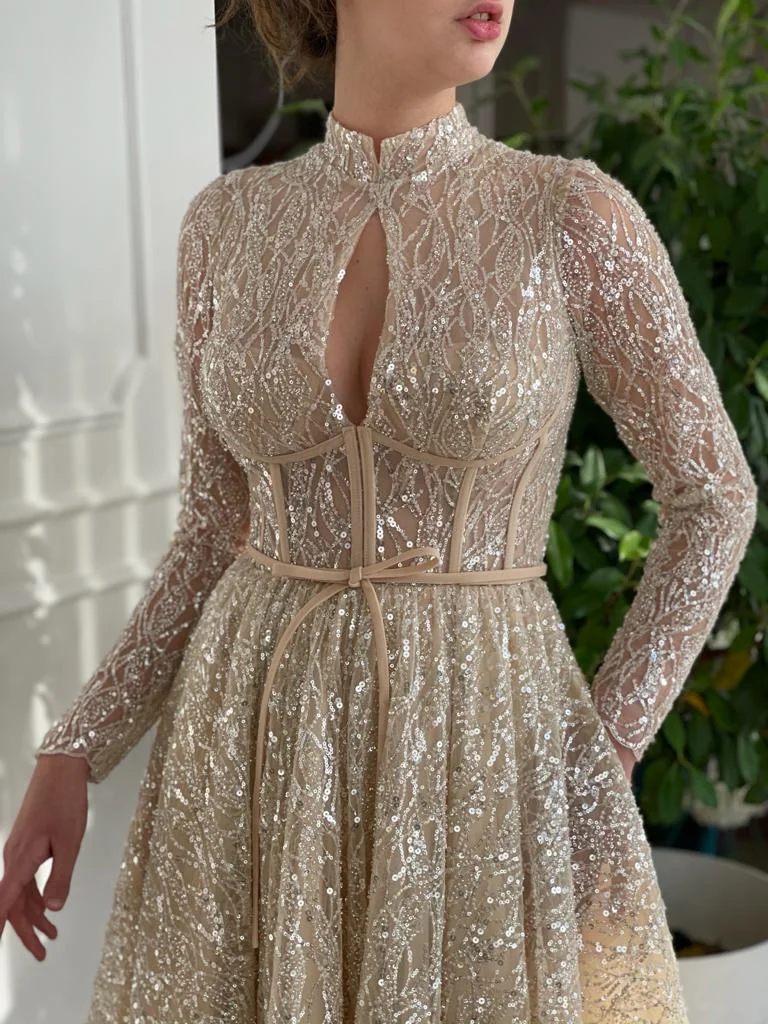 Creamy Sparkle Dress