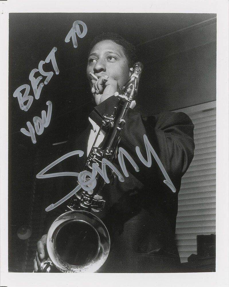 SONNY ROLLINS Signed Photo Poster paintinggraph - Jazz Tenor Saxophonist - Preprint