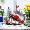 DIY Flower Wolf Acrylic Special Shaped Diamond Painting Desktop Ornament