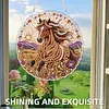 Diamond Painting Kit Horse Round Acrylic Ornament 9.84x9.84in