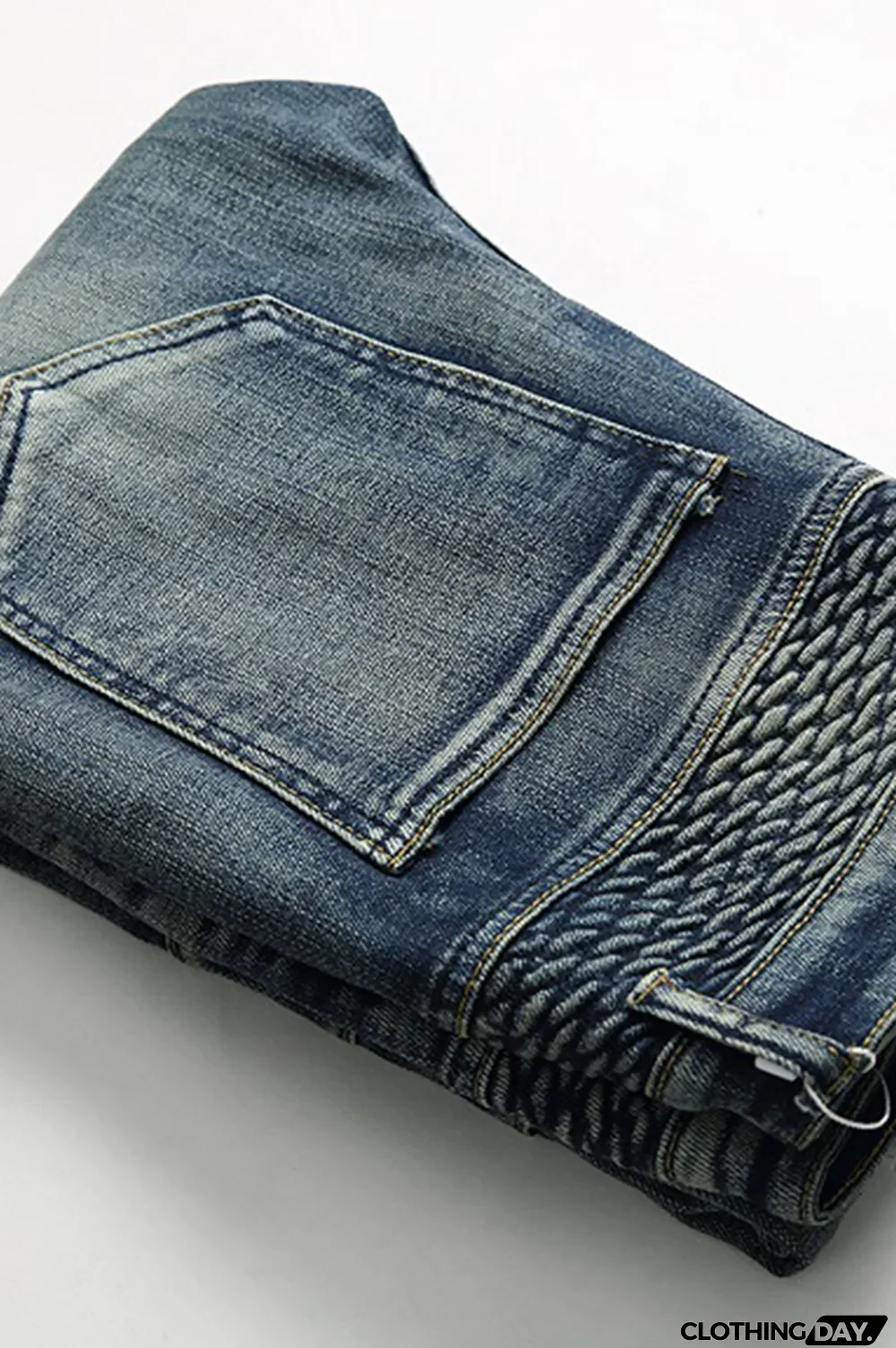 The cowboy blue Street Patchwork Make Old Fold Bottoms