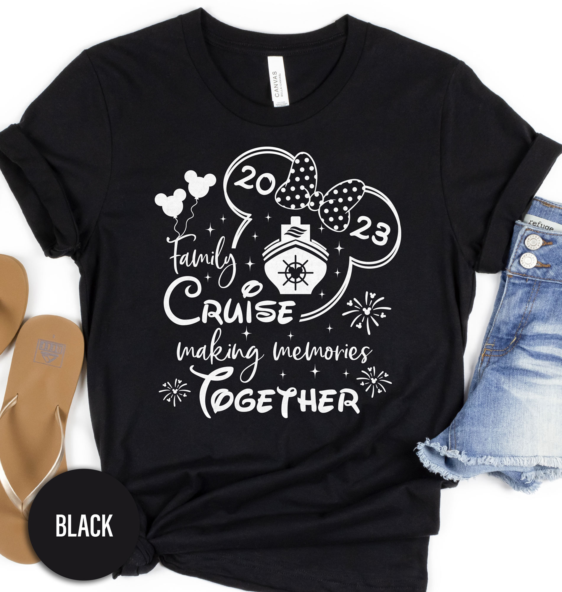 Matching 2023 Disney Cruise Family t shirts