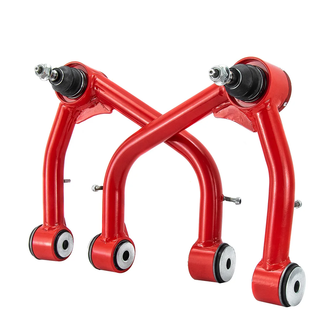 Alloyworks Front Upper Control Arm 2-4" Lift Fits 2019-22 Chevy Silverado GMC Sierra 1500 Red