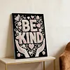 DIY Pearl Painting Be Kind for Home Wall Decor with Frame(30x40cm)