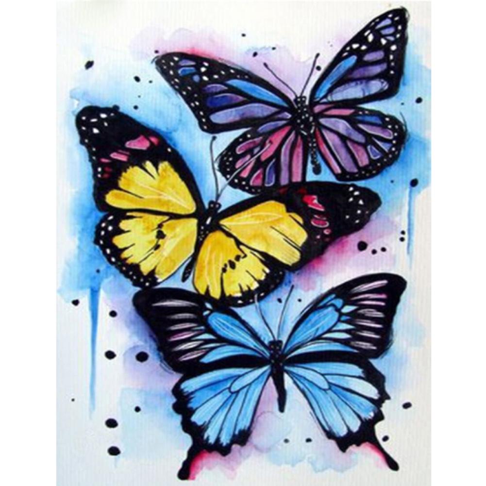 

40x50cm Square Drill Diamond Painting-Butterfly, 501 Original